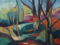 119 - Heather Blooming on the Heath - Lockwood - 38x46cm - oil on canvas